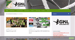 Desktop Screenshot of handball-langenlois.at